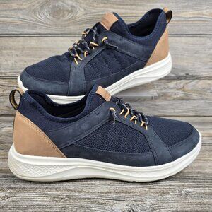 Hush Puppies Elevate Navy Blue Mesh Ultra Light Shoes Men's Size 10M